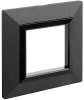 Рамка универсальная DKC Avanti 1-м. металл темно-серый картинка